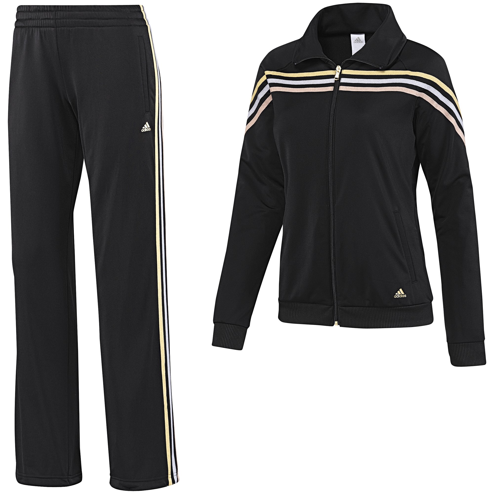 survetement adidas femme blanc et rose